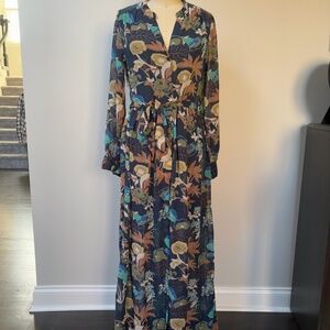 H&M- Flowy Tripical Dress